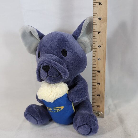 Cineplex Big Screen Buddies Dog Popcorn Stuffed Animal Purple Movie Theatre Plus - Picture 10 of 10